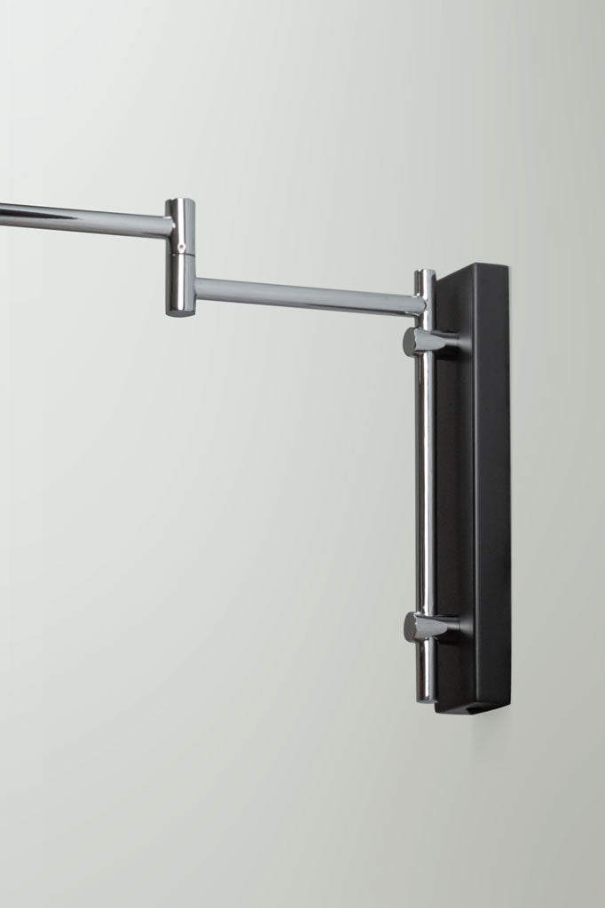 wall brack is sleek and minimal