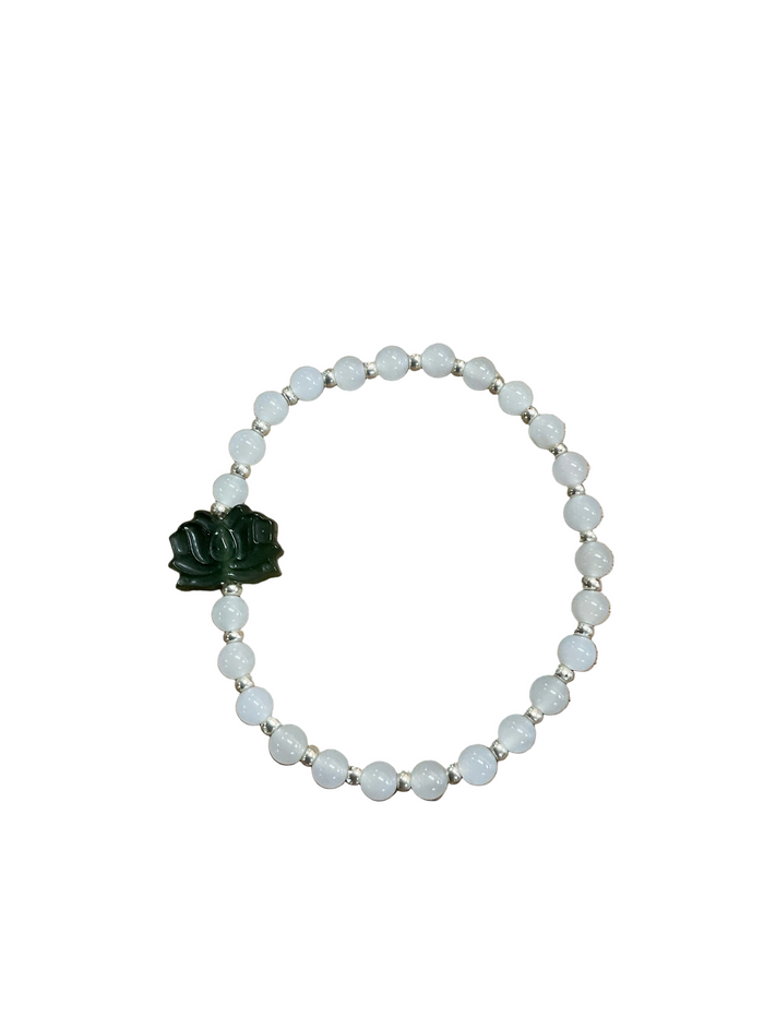 Jade Bracelet with Charms