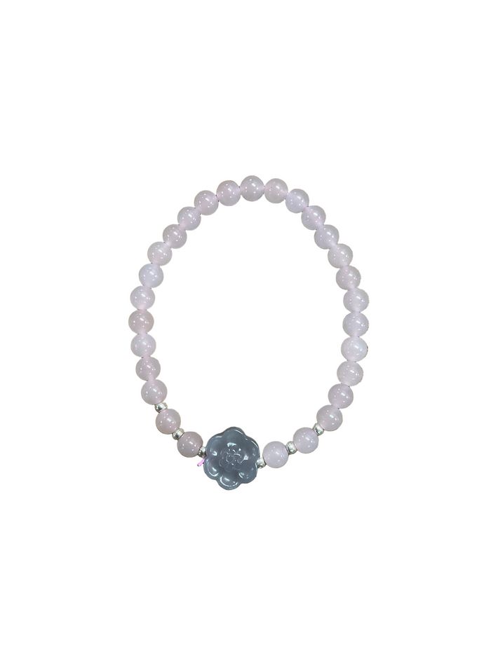 Jade Bracelet with Charms