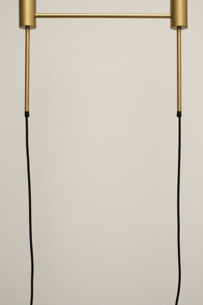 Junction Pendant B in brass gold