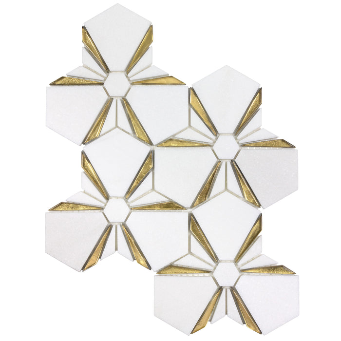 Kaleidoscope Gold White Multi Size