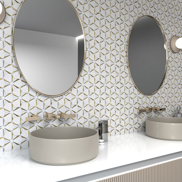 Kaleidoscope Gold White Multi Size