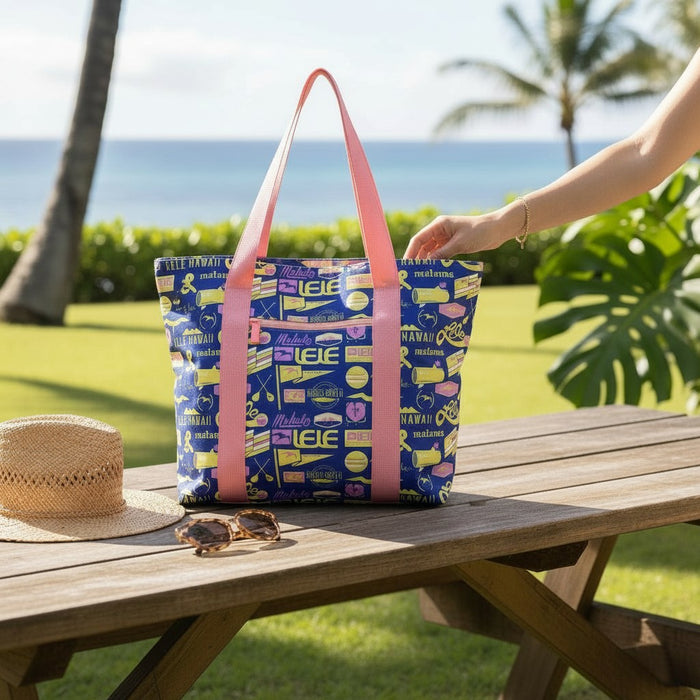 Lele Choke Logo Nylon Ripstop Tote and Pouch