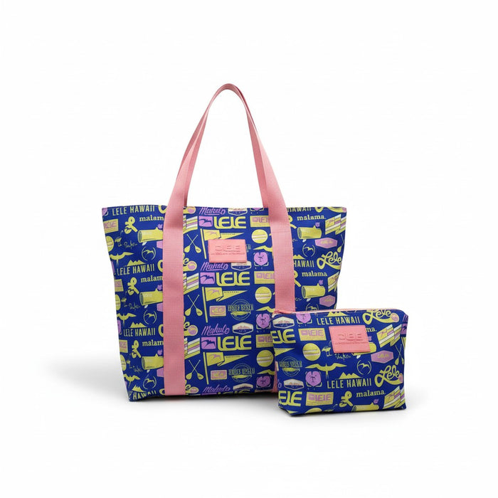 Lele Choke Logo Nylon Ripstop Tote and Pouch