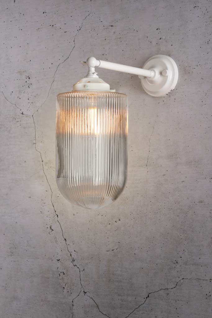 White (Adjustable Steel) / Clear