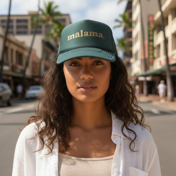 "malama" Trucker Hat