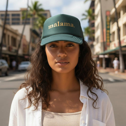 "malama" Trucker Hat
