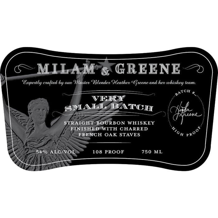 Milam & Greene Very Small Batch Straight Bourbon Bourbon Milam & Greene