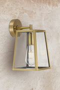 millport outdoor brass wall light
