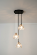 Monroe Glass Multi Drop Chandelier