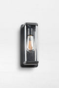 Rectangular prism glass housing design