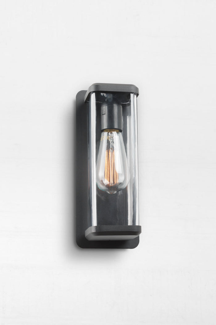Rectangular prism glass housing design