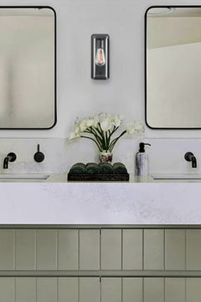 Northcliffe Exterior Wall Light.in bathroom