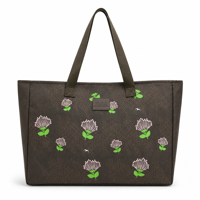 ʻŌhiʻa Lehua Collection Canvas Supah Large Tote & Pouch Set