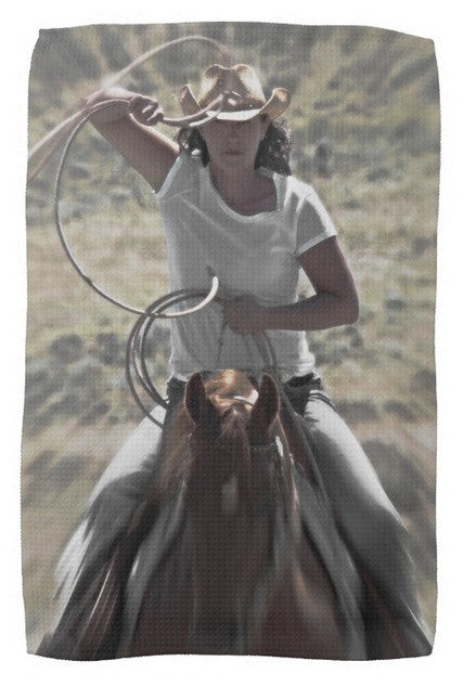 On a Rope and a Prayer Kitchen Towel