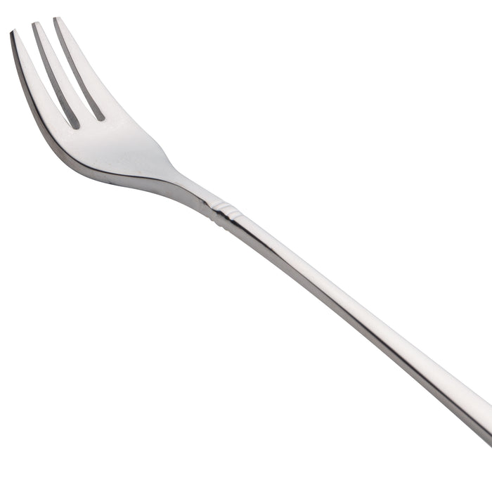 Oneida T119FOYF Astragal 6 1/4" 18/10 Stainless Steel Extra Heavy Weight Cocktail Fork - 12/Pack