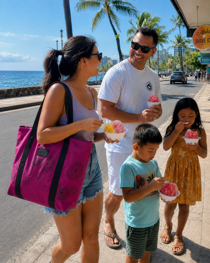 'Opihi Collection Nylon Ripstop Tote and Pouch Set
