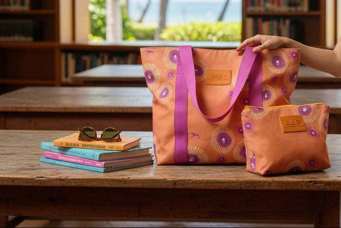 'Opihi Collection Nylon Ripstop Tote and Pouch Set