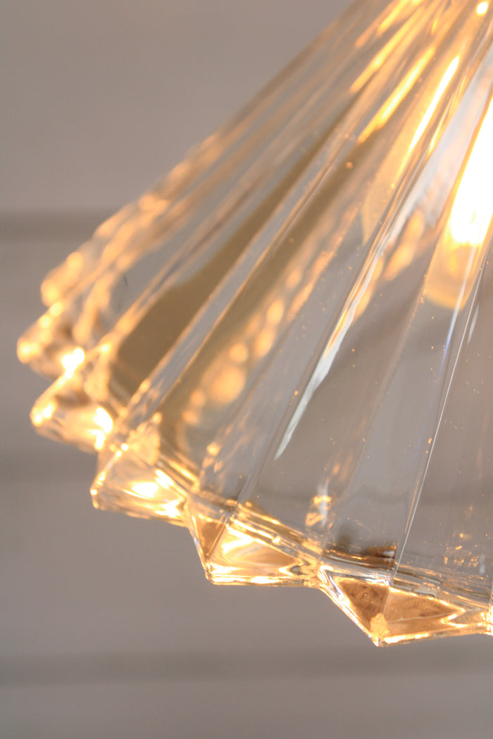 Paris Pleated Glass Ceiling Light