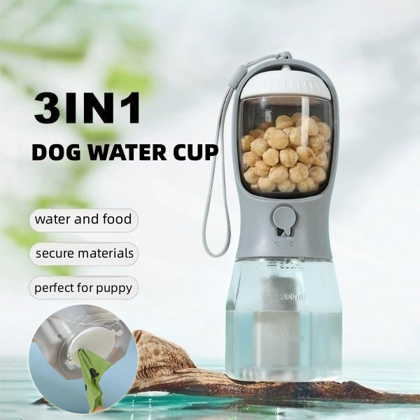 Portable Dog Water Bottle & Feeder