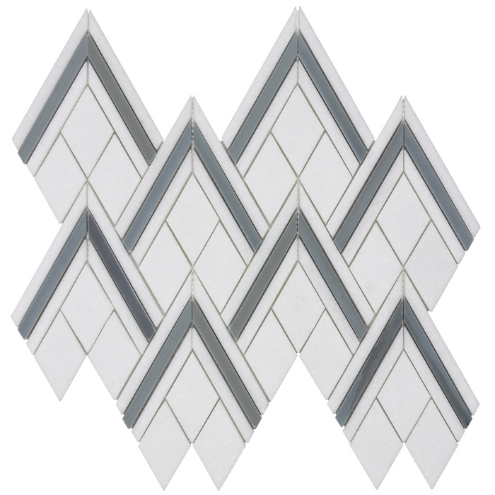 Random Sahara White Stone Mosaic