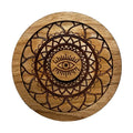 Round Engraved Incense Burner