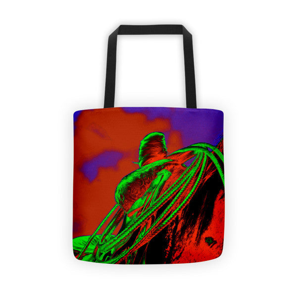 Saddle Electric Red Tote bag