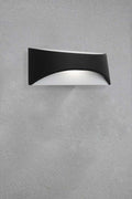 Black LED Up/Down Wall Light