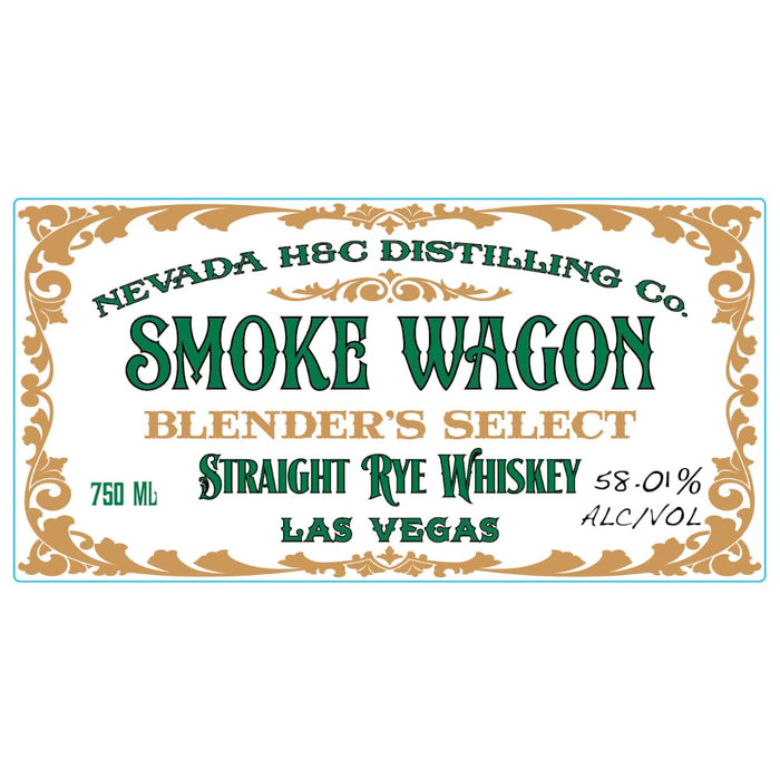 Smoke Wagon Blender’s Select Straight Rye Whiskey Rye Whiskey Smoke Wagon Bourbon