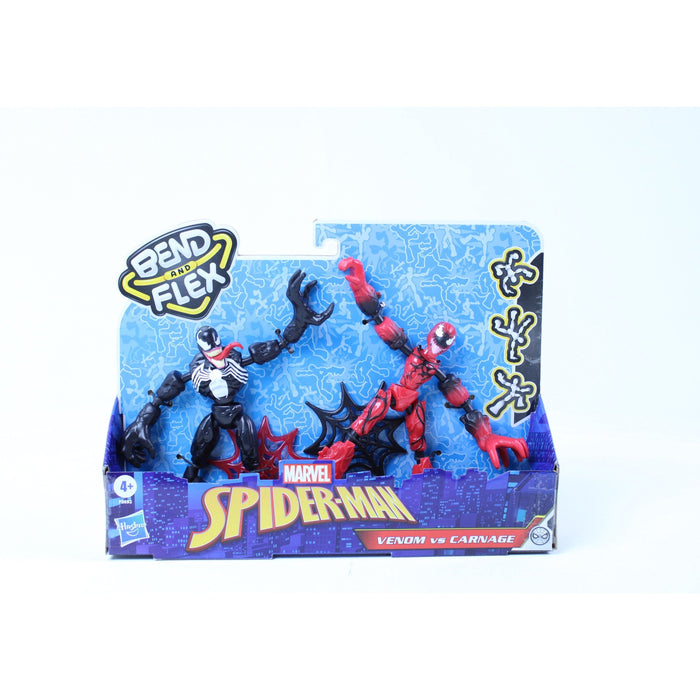 Spider-Man F26925L00 Spiderman Bend And Flex Venom Vs Carnage, Multi-Colored