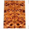 Stabilized wood oak burl panels