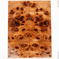 Stabilized wood oak burl panels