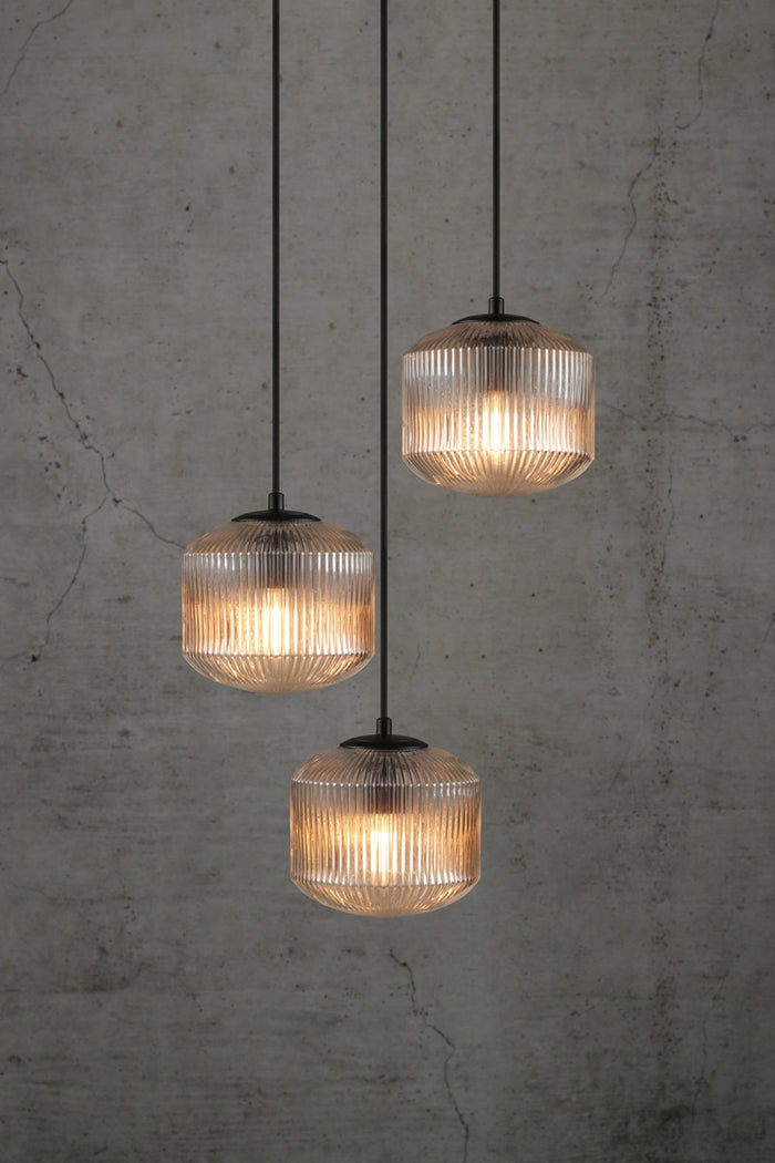 Steller 3 drop clear glass