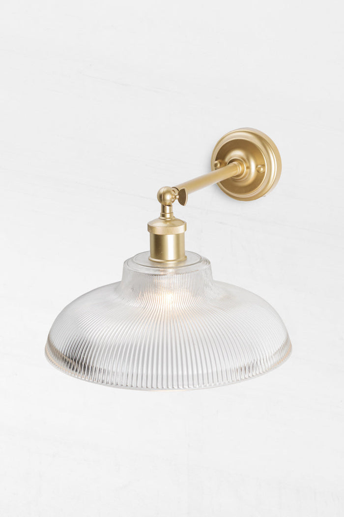 Sur Glass Swivel Arm Wall Light
