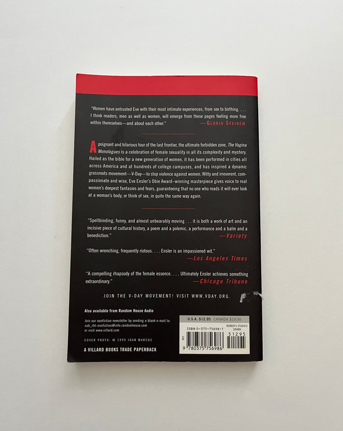The Vagina Monologues by Eve Ensler
