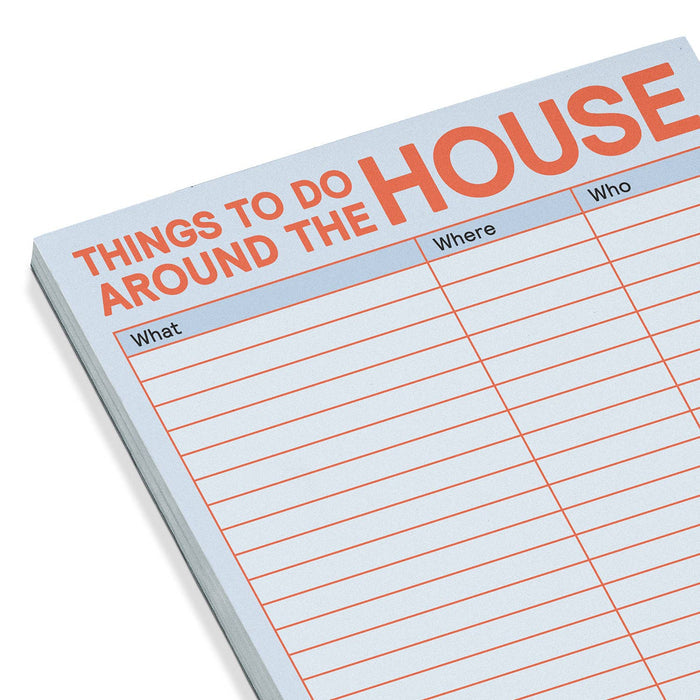 Things to Do Around the House Notepad with Magnet
