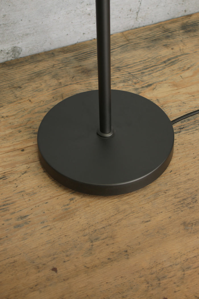 close up of the black base