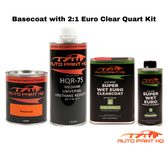 Toyota 3T0 Moulin Rouge Basecoat Clearcoat Quart Complete Paint Kit