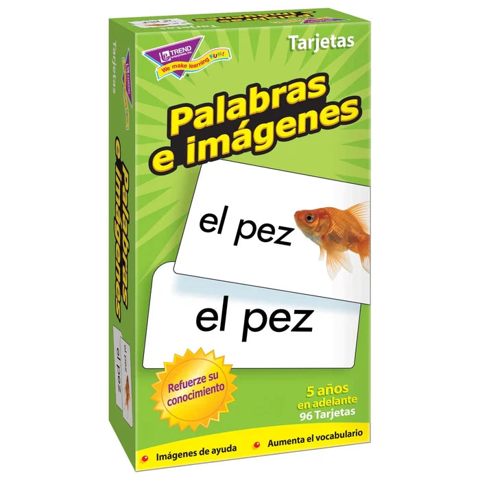 Trend Spanish Picture Words Skill Drill Flash Cards (T 53006 )