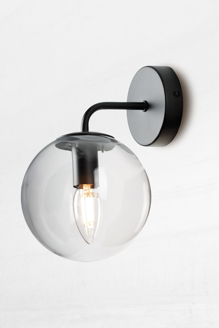 Tully Glass Wall Light clear shade