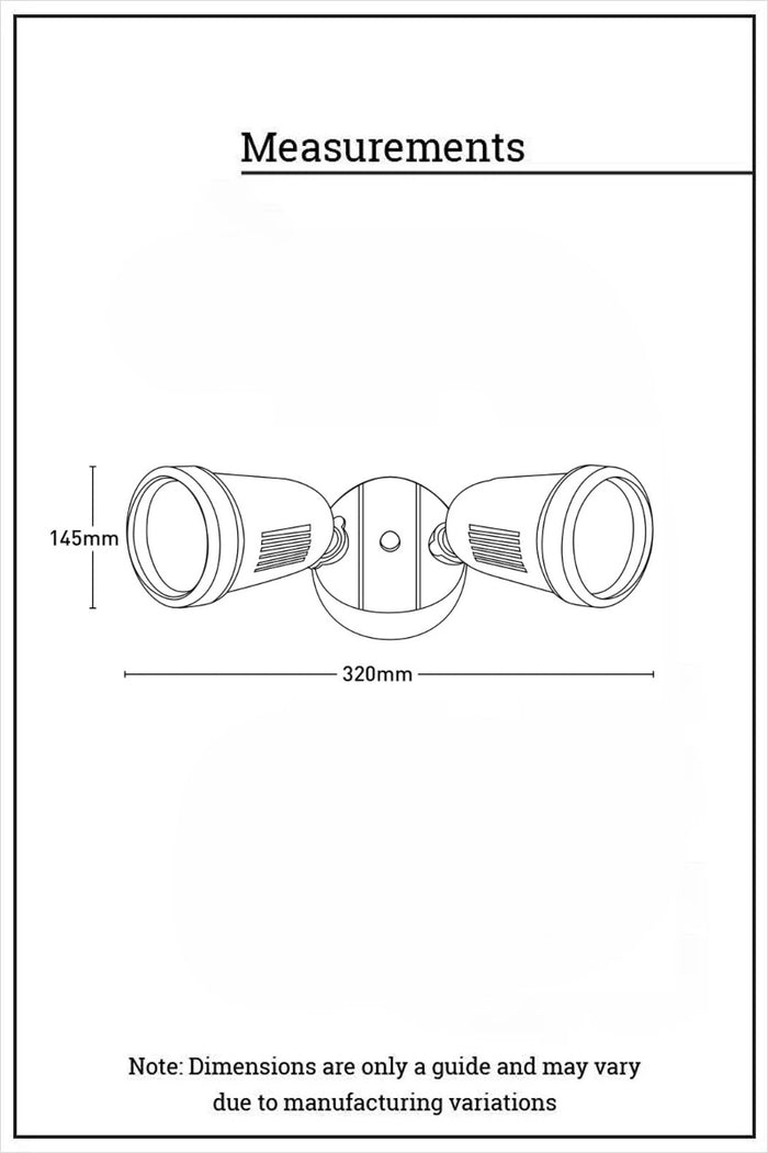 Tulse Twin CCT LED Adjustable Floodlight
