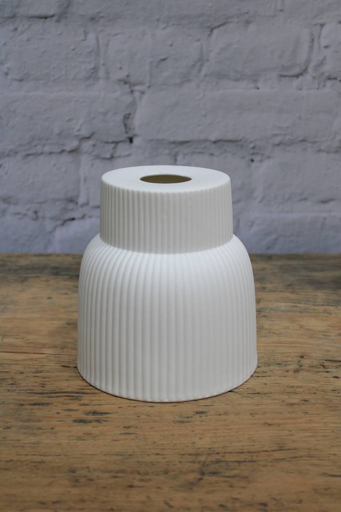 Front view of ceramic shade.