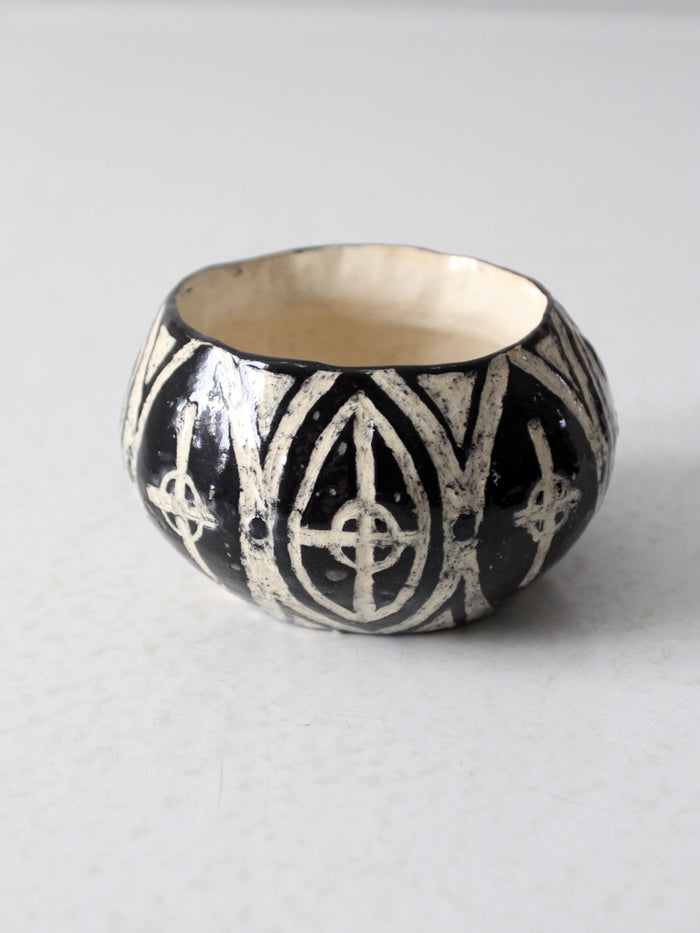 vintage studio pottery bowl