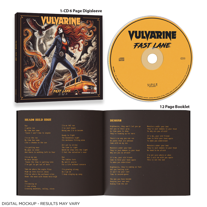 Vulvarine "Fast Lane" Digipak CD