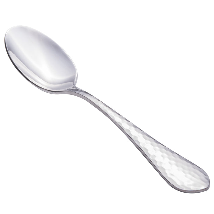 Walco 6301 Ironstone 6 1/16" 18/10 Stainless Steel Extra Heavy Weight Teaspoon - 12/Pack