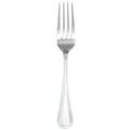 Walco 92051 Classic Bead 8 1/8" 18/10 Stainless Steel Extra Heavy Weight European Table Fork - 12/Pack