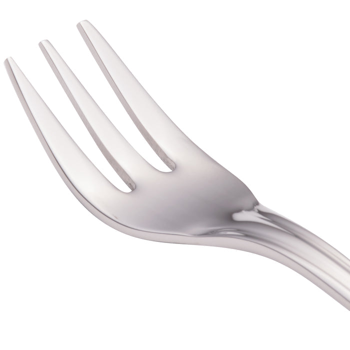 Walco 9615 Ultra 5 9/16" 18/10 Stainless Steel Extra Heavy Weight Cocktail Fork - 12/Pack