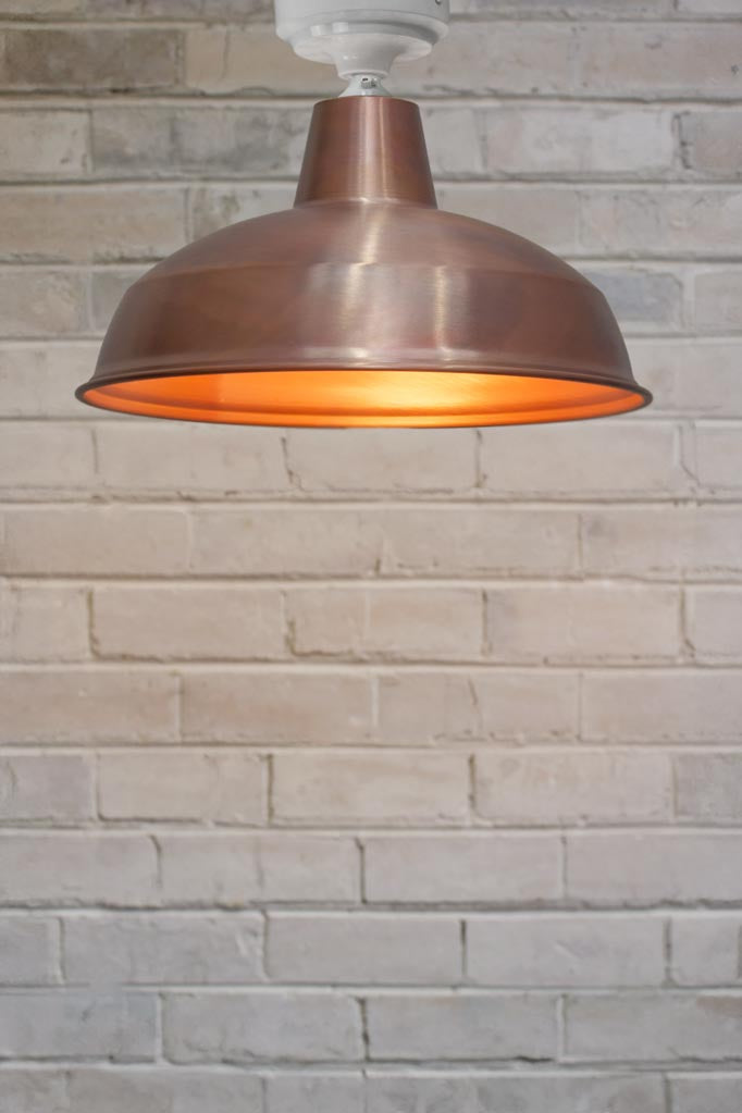 White / Small / Aged Solid Copper