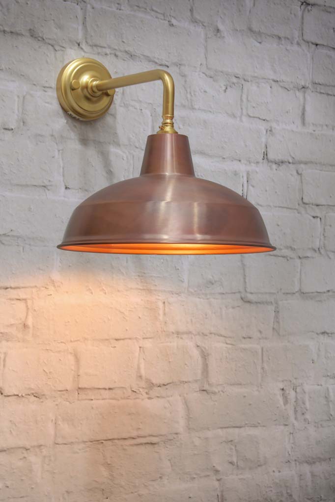Gold/Brass (Steel Sconce) / Aged Solid Copper