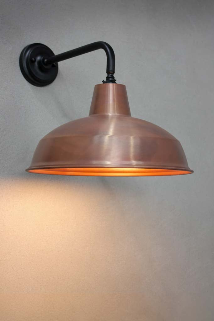 Black (Steel Sconce) / Aged Solid Copper